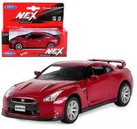 Welly Машинка Nissan GT-R R35 металл43632W-R красный