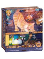 Фигурный деревянный пазл в деревянной коробке "Кошки-Мышки" 295 дет.