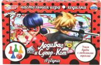 Умные игры Настольная игра-ходилка Азбука Леди Баг и супер Кот