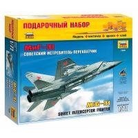 Сборная модель Самолет МИГ-31 склейка с подарочным набором