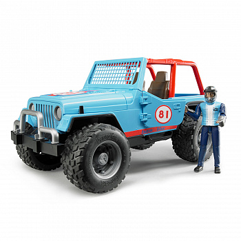 Bruder 02541 Внедорожник Cross Country Racer синий с гонщиком